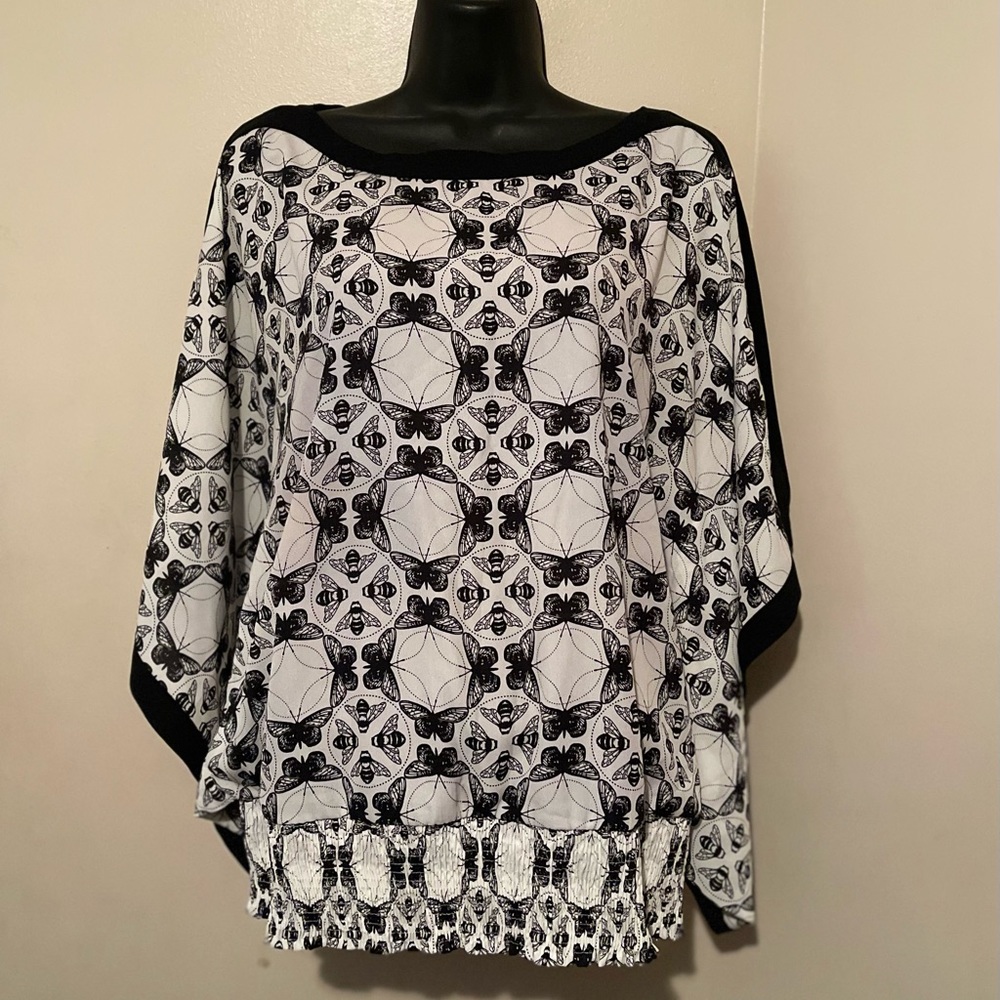 Thalia Sodi Butterfly and Bees Blouse
